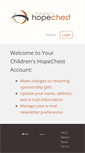 Mobile Screenshot of donate.hopechest.org